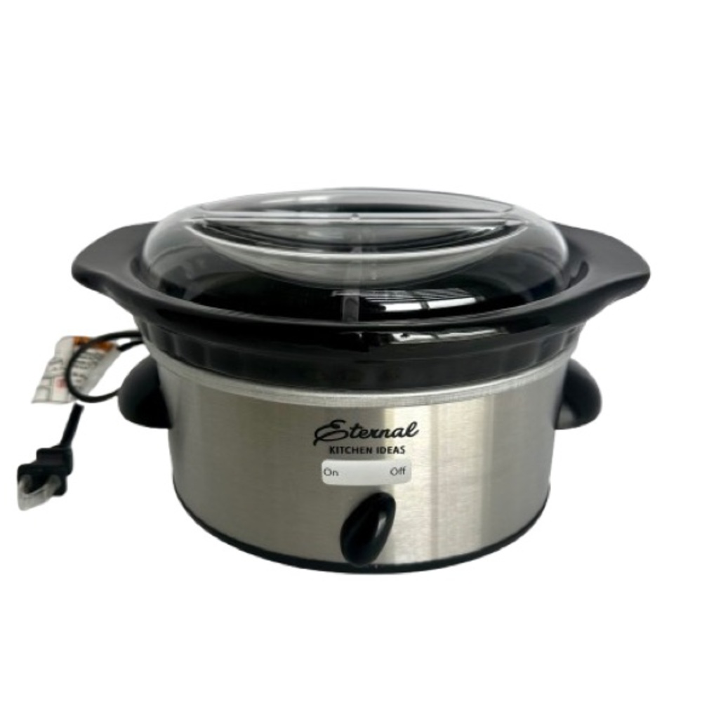 New In Box Eternal Kitchen Ideas Dual Slow Cooker 16 Oz Each Side Small Portable